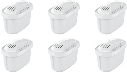 6x Wasserfilter Kartuschen, kompatibel mit Brita Maxtra+
