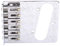 Yctze Roller Bridge pour Guitare Telecaster avec Hauteur et Motifs Uniques, Accessoire de Pick-up à Bobine Unique
