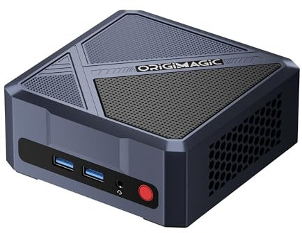 origimagic Oculink Mini PC A1, Ryzen 7 7840HS (8C/16T fino a 5,1 GHz), 32 GB DDR5/1 TB PCIe 4.0 SSD, 8k@60Hz UHD / RJ45 LAN/WiFi 6E / BT5.2 / Pre-OS11 PRO, Mini Computer da Gioco/Ufficio
