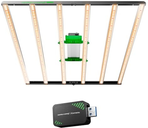 MARS HYDRO FC-E6500 LED Grow Lampe 730Watt Vollspektrum Wachstumslichtbalken Kommerzielle Pflanzenwachstumslampe und iConnectu Controller