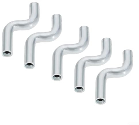 5 Pack Z-type Steel Cable End For Lawn Mower Throttle Wires Silver Metal Wire Stoppers Garden Tractor Control Line Repair Ferrules For Outdoor Power Equipment Accessories 24mm Length