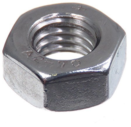 Dado SECCARO M8, acciaio inox V2A VA A2, DIN 934 / ISO 4032, esagono, 20 pezzi