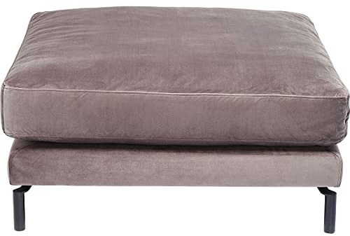 Kare Design Repose-Pieds Lullaby Velours Taupe