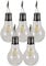 Dehner Solar-Glühbirne 5er Set, 10 x 17 cm, Glas, transparent
