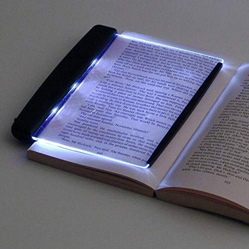 Wendry Lámpara LED de bolsillo con clip lateral extraíble, protección ocular, luz nocturna para lectura nocturna