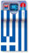 Griechische cardbox /// Motiv: Griechenland Flagge/Griechische Fahne /// 3er Set /// Hüllen für Karten und Ausweise Aller Art im Scheckkartenformat