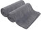 Sunland Mikrofaser Handtuch Großes Ultra Weiches Perfekte Gym Handtuch, Strandhandtuch und Reisehandtuch Schnelltrocknend & Saugstark für Erwachsene und Kinder, 61cm x 122cm, Grau, 2 Stück