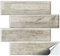 FoLIESEN 3D Fliesenaufkleber für Bad, Küche, Badezimmer - Fliesen-Folie selbstklebend - Holzoptik Holz Scandi Wood, :4 Stück