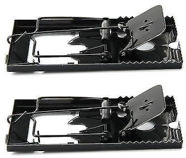 SDMAX Rat Catching Traps Snap Heavy Duty Rat Trap Easy to Set/Bait Pest Catcher, Reusable Mouse Rat Killer For Home, Shed And Garage, Control And Treatment 2x