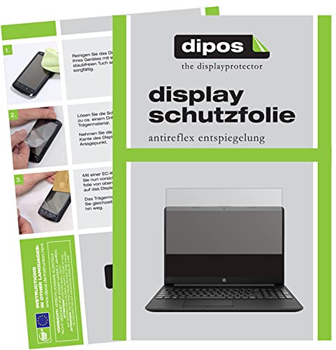 dipos I Protector de Pantalla Mate Compatible con HP Notebook 15 Pulgada gw0542ng pelicula Protectora