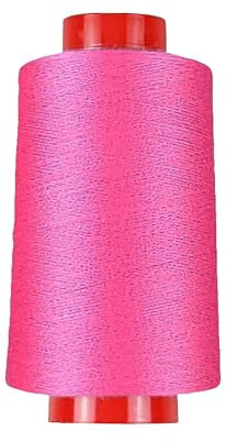 Overlockgarn in 80 Farben, 4000 m Konen, Overlock Nähgarn in Industriequalität (0012 - Rosa)
