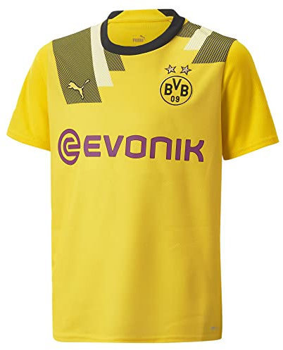 PUMA Jungen 2022/23 Official Season Trikot, Cyber Yellow, 176 EU