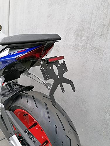 Kennzeichenhalter GroFaTec REVO Short für Aprilia RS 660 Bj 2020-2022 Kennzeichenträger 660rs Twin Racer Nummernschild Träger Halter kurzes Heck Heckumbau Porta Targa rs660 Twin