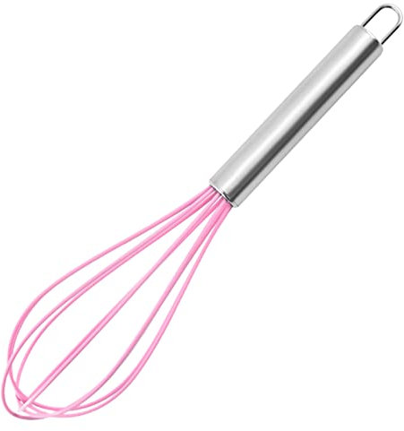 Egg Beater 5 Coils Grip 10 Inch Manual Egg Beater for Kitchen Cooking Baking Hot Chocolate -#3