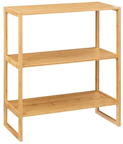 5Five Etagère 2 Niveaux Bambou 70x33,5 Lab'n Modul Bambou