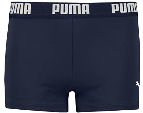 PUMA Badehose für Jungen Swim Boys Logo Trunk Badeshorts Jungen schnelltrocknend Chlorbeständig