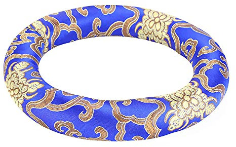 Cojín para Cuenco Tibetano, Cojín para Cuenco Tibetano, Bols Chantants Coussins Cojín para Anillo de Cuenco, Cojín para Cuenco Tibetano de Seda, Cojín Redondo para