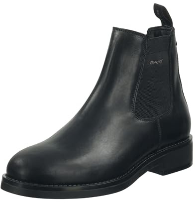 GANT FOOTWEAR Herren PREPDALE Chelsea-Stiefel, Black, 44 EU