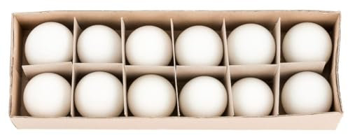 NaDeco Natürliche Dekoeier von, Gänseeier, Wachteleier, Hühnereier, Enteneier, Truthahneier für Ihre Osterdekoration zur Auswahl, Farbe:Enteneier 12 Stk.