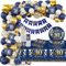 YIMAKJ 30. Geburtstag Deko Männlich Weiblich Partygeschirr Set, 30 Geburtstag Party Supplie, Pappteller Servietten Tischdecke Strohhalme Pappbecher Ballon Banner für 30 Geburtstag Party Dekoration
