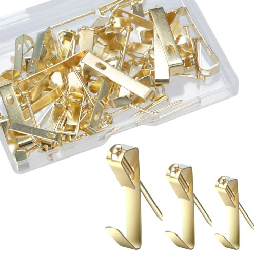 80PCS Picture Hooks Canvas Hanger Picture Hanging Picture Hangers Picture Hook Picture Hanger Mirrors Photo Frame Hooks with Nails for Hard Walls plasterboard Walls