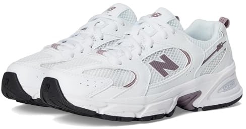 NEW BALANCE 530, Sneaker Uomo, White Synthetic Leather Textile, 38 EU