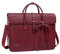 MOSISO Sacoche Ordinateur Portable femmes,15-15,6 Pouces Sac à Bandoulière Cuir PU Convertible en Sac à Dos, 16 Pouces Sac Messager,Sac à Main Sac d'ordinateur avec Noeud Papillon,Vin Rouge