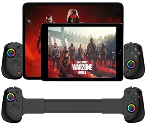 Megadream Game Controller für iOS/Android, Unterstützung iPad Pro 13inch, Telefon Tablet Wireless Gaming Controller Bluetooth Gamepad für PC Switch Xbox PS4 für COD/Genshin, Cloud Gaming/Direct Play