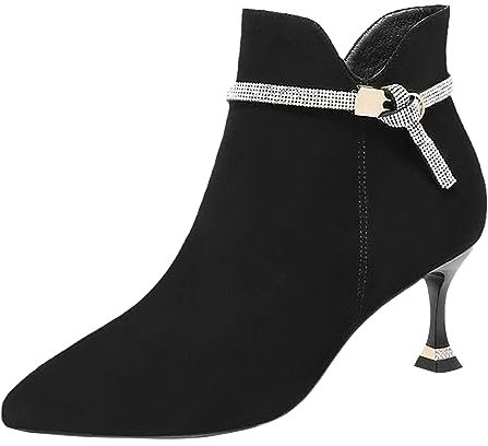 offerte a Tempo Stivali Donna Invernali con Tacco Stivali Donna con Tacco A Spillo Texani Bianchi Stivali Texani Donna Tacco Basso Stivali Pioggia Donna Stivaletto Ballo