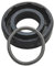 2 STÜCKE TC-25 NBR Wellendichtring Nitrilbeschichtete Doppellippe mit Strumpfbandfeder, Skelett-Öldichtung, Nbr-Öldichtung(25x40x7mm)