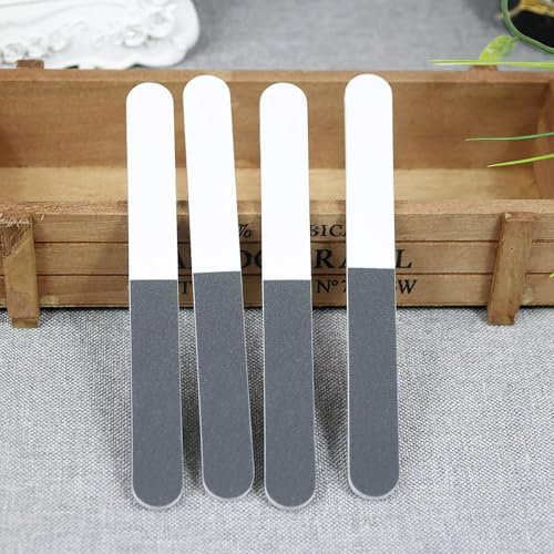 4Pack Buffer Nail File 3-Way Professional Nail Buffers Manicure Tool Cushioned Buffer Double Sided Fine and Coarse Grit Polishing The Natural Nail Shaping Removing Ridges High-Quality Easy to Use