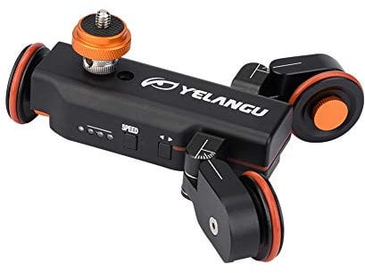 Motorized Electric Track Slider Car, Remote Controlled Camera Dolly Truck for DSLR Camera, Aluminum Alloy, Lightweight, Sturdy, 360 Degree Panorama Shooting, with Remote