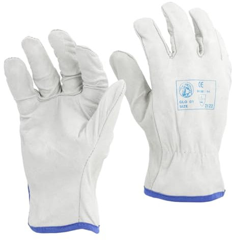STI Guanti in Pelle Bianco Orlato alta qualità lavoro antinfortunistica 10 XL 1 Paio