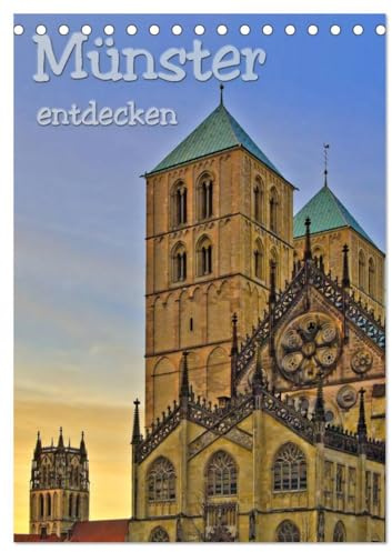 Münster entdecken (Tischkalender 2026 DIN A5 hoch), CALVENDO Monatskalender: Fotografien der Stadt des Westfälischen Friedens mit ihren schönsten historischen Gebäuden (CALVENDO Orte)