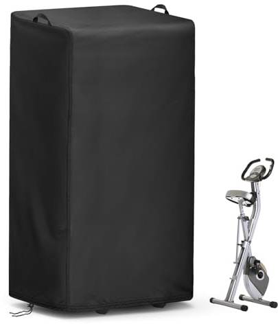 Onlyme Folding Exercise Bike Cover Waterproof, 51x65x142cm | Dustproof UV-resistant, with Handles & Drawstring, for Home Gym Use, for Foldable Exercise Bikes & Stationary Bike