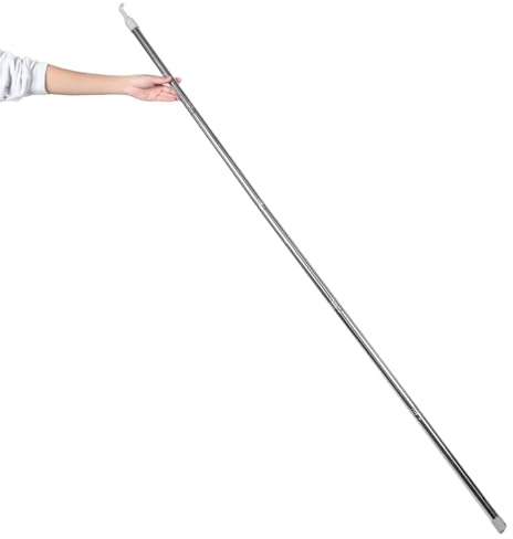 Homsfou Tringle TéLescopique En Inox 78.74In Pour FenêTre De Toit Baguette De Tirage RéGlable Pour Store Outil Robuste Pour Ouverture Facile De Tringle FenêTre Haute