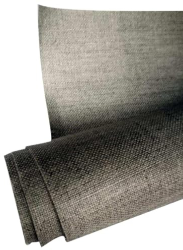 RAHONWHQB Rouleau de Toile de Peinture 100% Lin Fin/Moyen avec apprêt Transparent, 2,2 m x 10 mètres(Fine Texture)