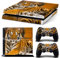 DOTBUY PS4 Skin Aufkleber Sticker Design Folie schützende Haut Schale für Sony Playstation 4 Konsole und 2 Dualshock Controller (Animal Tiger)