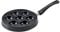 Nordic Ware Danish Ebelskiver Pan, Cast-Aluminium Danish Pancake Frying Pan, Danish Pancake Pan for 7 Ebelskiver Pancakes, Mini Pancake Maker, Colour: Black
