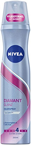 NIVEA Haarspray, Extra Stark, 250 ml Sprühdose, Diamant Glanz