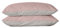 BLUE MOON Mako Satin Wendebettwäsche Satin Kissenbezug einfärbig Uni, Kopfkissenbezug, Pillow case, Pillow case 80x80 Made in EU! (Satin Kissenbezug 2er-Pack Silber/rosé, 80 x 80 cm)