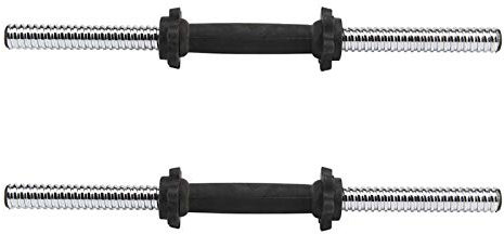 Youyijia Dumbbell Bar Pair 48cm Universal Dumbbell Set Adjustable Barbell Lifting Steel Dumbell Bar for Strength Training Workout Home Gym Fitness