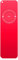MP3-Player, 8-GB-Musikplayer, eingebauter Lautsprecher, ultraflacher Musikplayer, tragbarer verlustfreier HiFi-Sound, Unterstützung von bis zu 128 GB (Rot)