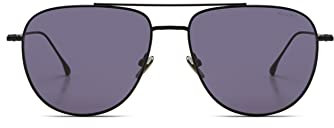 KOMONO Curtis Deep Purple Unisex Runde Sonnenbrille aus Edelstah für Damen und Herren mit UV-Schutz und kratzfesten Gläsern