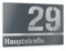 Números Casa Exterior Personalizables Placa de Acero Inoxidable Color Gris Antracita Metálico Resistente a la Intemperie Para Puertas y Portales 160 X 110 mm [Made in Germany]