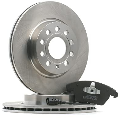 RIDEX Bremsenset Vorne 280mm Bremsscheiben und Bremsbeläge Kompatibel mit VW Golf 5 Schrägheck 1K1 Belüftet