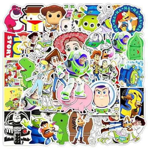 Feifei'S Bow Lot de 50 autocollants pour bagages, ordinateur portable, skateboard, sac de fête - Motif princesse hero Elsa Toy (aléatoire)