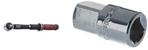 KS TOOLS 516.1422 - Clé Dynamométrique - Gamme Ergotorque Précision - Outils et Dépannage pour Auto et Moto & FACOM - Augmentateur Carré 3/8 Femelle à Carré Conducteur 1/2 Mâle - J.232PB