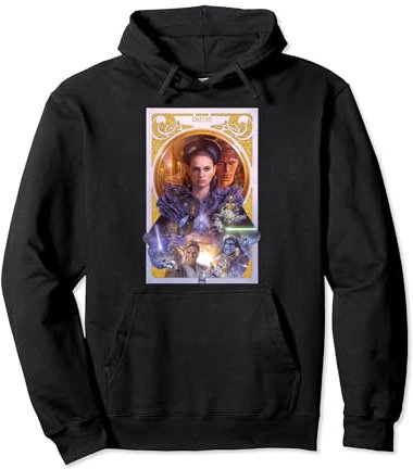 Star Wars Classic Padme Amidala Centered Group Shot Poster Pullover Hoodie