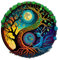 Holzpuzzle Erwachsene, 300 Teile Yin Yang Lebensbaum Puzzles, 35x35cm Wood Puzzle, Unregelmäßige Einzigartige Tierform Holzpuzzles für Erwachsen, Schön Geschenk für Familie Freunde